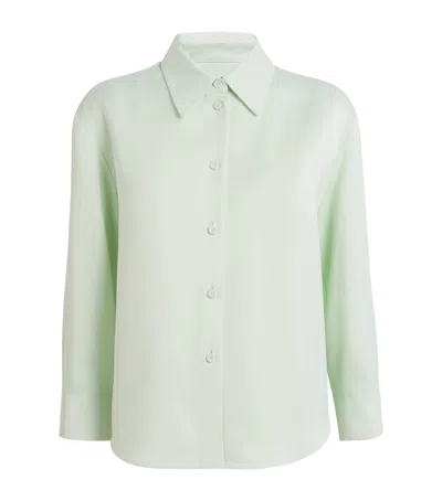 Jil Sander Heavyweight Shirt In Green