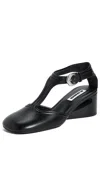 Jil Sander Women Heeled Mary Jane In Black