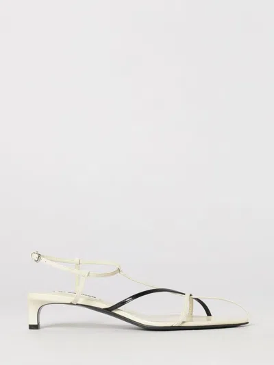 Jil Sander Heeled Sandal Woman In Multi