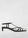 Jil Sander Woman Sandals Black Size 5.5 Calfskin In Black