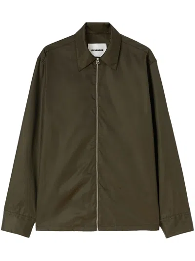 JIL SANDER ZIP-UP SHIRT JACKET
