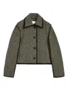 Jil Sander "72 W Trim" Jacket In Gray