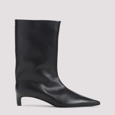 Jil Sander High Boot In Black