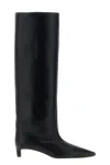 Jil Sander Tall Boots With Pointed Toe And Stiletto Heel In Black