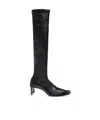 Jil Sander High Heel Boots In Black
