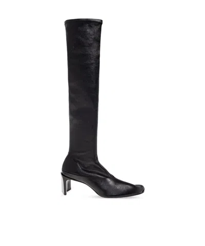 Jil Sander High Heel Boots In Black