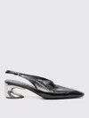 Jil Sander Sculptural Heel V-cut Pump In Schwarz