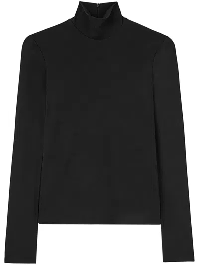 Jil Sander High-neck Jumper In Black