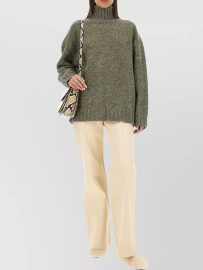 Jil Sander High Neck Knit Sweater