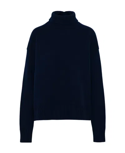 Jil Sander High-neck Long-sleeved Jumper In Black