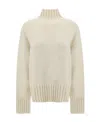 Jil Sander Wool And Silk Sweater Women In Nude