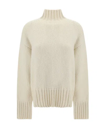 JIL SANDER JIL SANDER HIGH NECK LONG-SLEEVED JUMPER