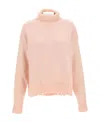 Jil Sander Roll-neck Jumper In Pink