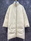 Jil Sander High-neck Padded Coat In White