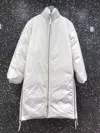 Jil Sander High-neck Padded Coat In White