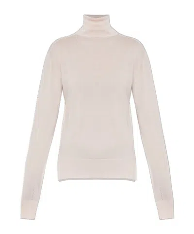JIL SANDER JIL SANDER HIGH-NECK PLAIN KNIT SWEATER