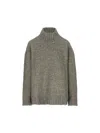 Shop Jil Sander High-neck Ribbed Jumper In Military Green