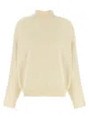Jil Sander High Neck Sweater Sweaters And Cardigans White In Neutral