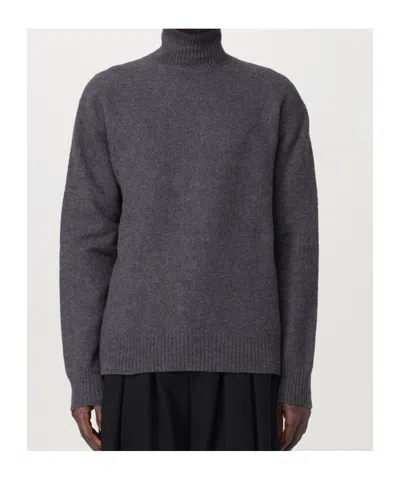 Jil Sander High-neck Sweater In Black