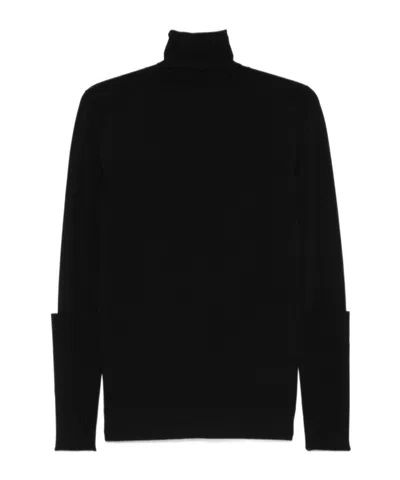 Jil Sander High-neck Sweater In Black