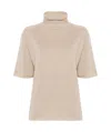 Jil Sander High-neck Sweater In Neutral