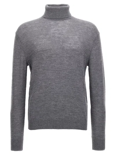 Jil Sander High Neck Sweater Sweater, Cardigans Gray