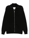 Jil Sander Virgin-wool Hooded Jacket In Black