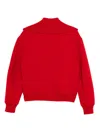 Jil Sander High-neck Zip-up Jacket In Red