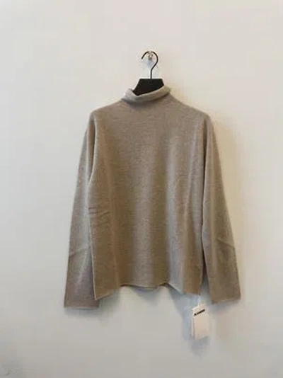 Jil Sander High-necked Sweater In Gray