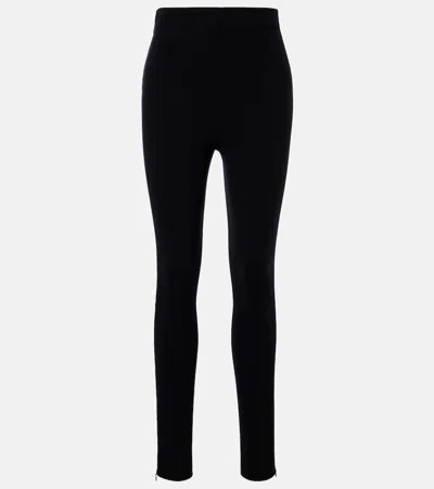 Jil Sander High-rise Skinny Pants In Black