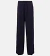 Jil Sander High-rise Straight-leg Pants In Dark Navy