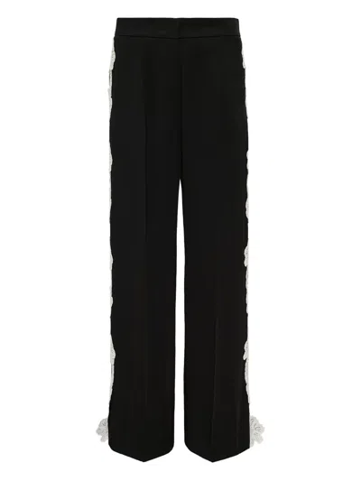 Jil Sander High-rise Trousers In Black