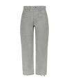 Jil Sander High-rise Wide-leg Trousers In Green