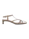 Jil Sander Strappy Kitten Heel Sandals