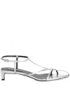 Jil Sander High Sandals In Metallic