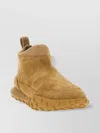 Jil Sander High Top Boots With Lug Sole And Suede Finish