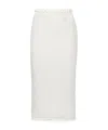 Jil Sander White Layered Cotton Midi Skirt - Women's - Cotton In White