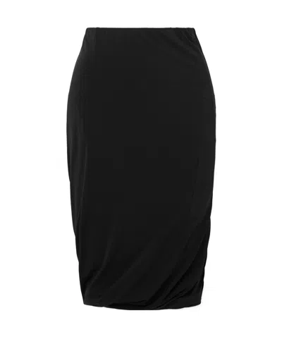 Jil Sander High Waist Skirt In Black
