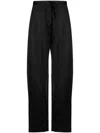 Jil Sander Cotton Cargo Pants In Black
