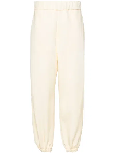 Jil Sander High-waist Tapered Trousers In Neutrals