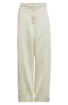 Jil Sander Women's Wide-leg Cotton Trousers In Natural