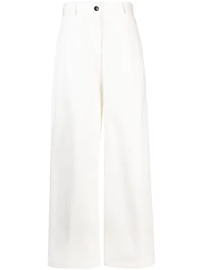 Jil Sander + Straight-leg Trousers In White