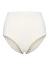 Jil Sander High-waist Bikini Bottoms In White