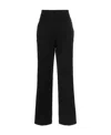 Jil Sander High-waisted Cropped Trousers In Black