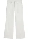 Jil Sander Pantalon Vaquero Acampanado Crudo