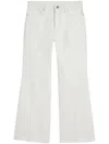 Jil Sander Pantalon Vaquero Acampanado Crudo