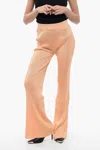 Jil Sander High-waisted Flared Pants In Orange