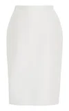 Jil Sander High-waisted Midi Skirt In White