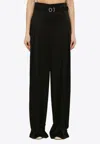 Jil Sander Tailored Trousers Pants Black In Beige