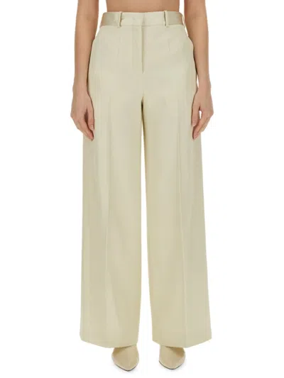 Jil Sander High-waisted Tailored Pants With Wide Legs